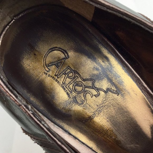 Carlos Santana two tone gunmetal Maria pump heels - Picture 6 of 6